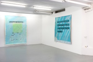 Exhibition view of Mom, Outside, Together, basis e.V., Frankfurt, 2024